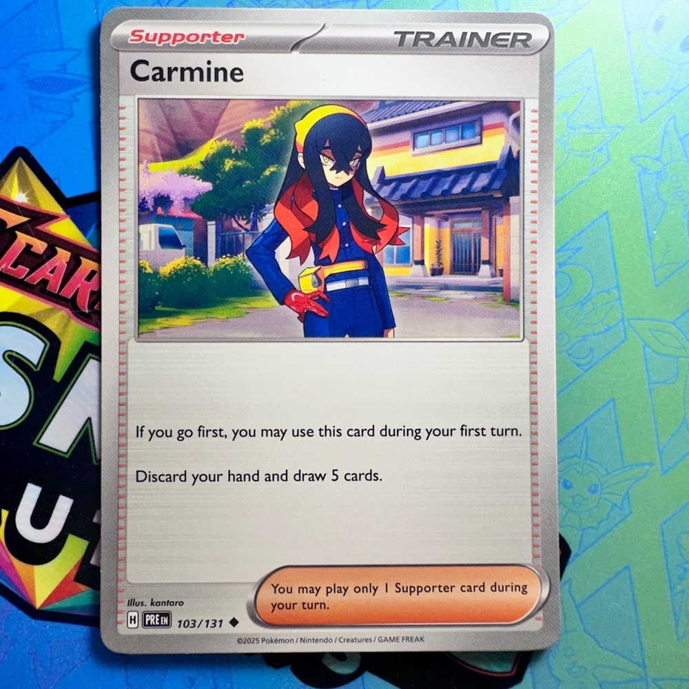 carmine (103/131) - uncommon — pokémon: prismatic evolutions